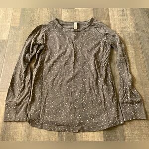 Childhoods Constellations on Faded Black Long Sleeve Tee 6/7